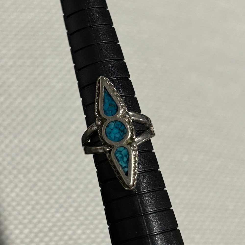 Turqoise Silver Ring - image 1